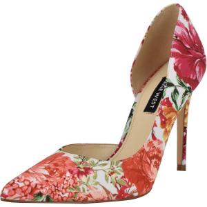 image:imageNine West Womens FoloweWhite Blooms Floral Multi 146