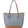 image:imageNine West Talley 2 In 1 ToteChambray Logo Brandy