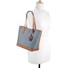 image:imageNine West Talley 2 In 1 ToteChambray Logo Brandy
