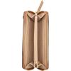 image:imageNine West Womens Luela Zip Around With WristletChambray Logo Brandy