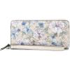 image:imageNine West Womens Luela Zip Around With WristletFloral Logo Milk