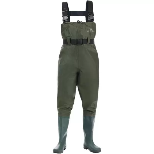 FISHINGSIR Fishing Waders for Men with Boots Womens Chest Waders Waterproof for Hunting with Wading Belt