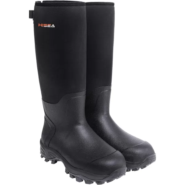 HISEA Apollo Basic Hunting Boots for Men Waterproof Rubber Boots Rain Boots Neoprene Mens Boots
