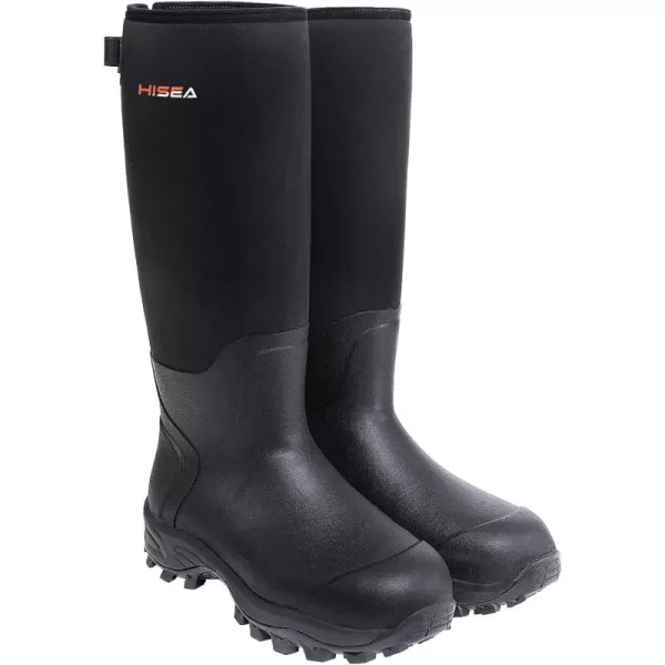 HISEA Apollo Basic Hunting Boots for Men Waterproof Rubber Boots Rain Boots Neoprene Mens Boots
