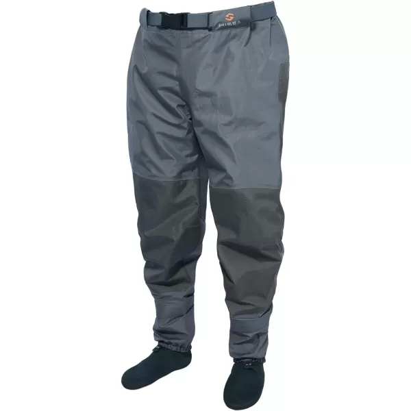 HISEA Breathable Stockingfoot Insulated Waist Waders with Neoprene Stocking Foot for Duck Hunting Fly Fishing Kayaking