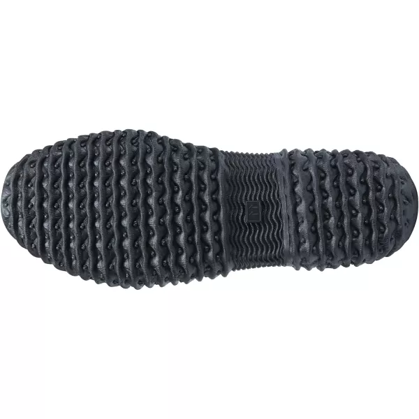 HISEA Flat Rain Shoes for Women Garden Shoes Waterproof Mud Shoes Walking Working Shoes Anti-Slip Black Flower