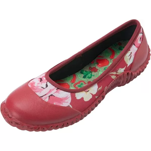 HISEA Flat Rain Shoes for Women Garden Shoes Waterproof Mud Shoes Walking Working Shoes Anti-Slip