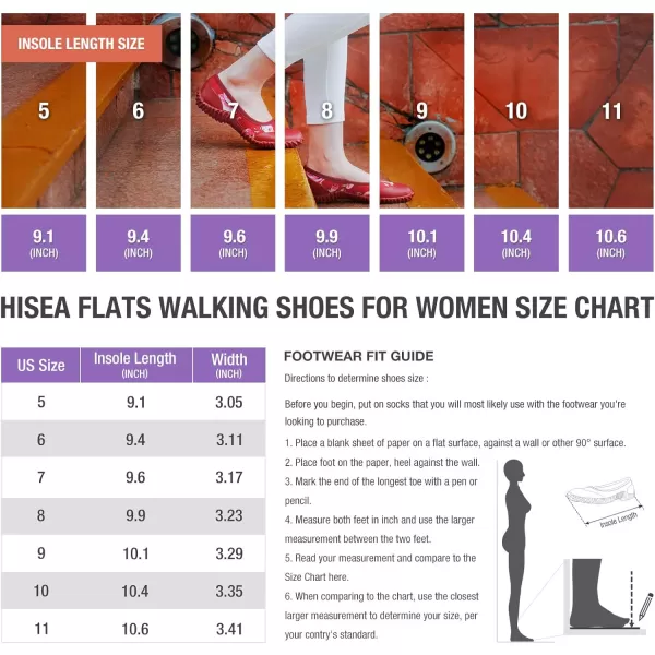 HISEA Flat Rain Shoes for Women Garden Shoes Waterproof Mud Shoes Walking Working Shoes Anti-Slip Purple