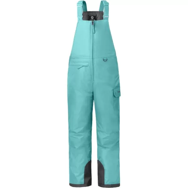 HISEA Kids Insulated Bibs Snow Bib Overalls Winter Warm Ski Bibs for Girls and Boys Ski Pants Water Resistant Skiing Bibs