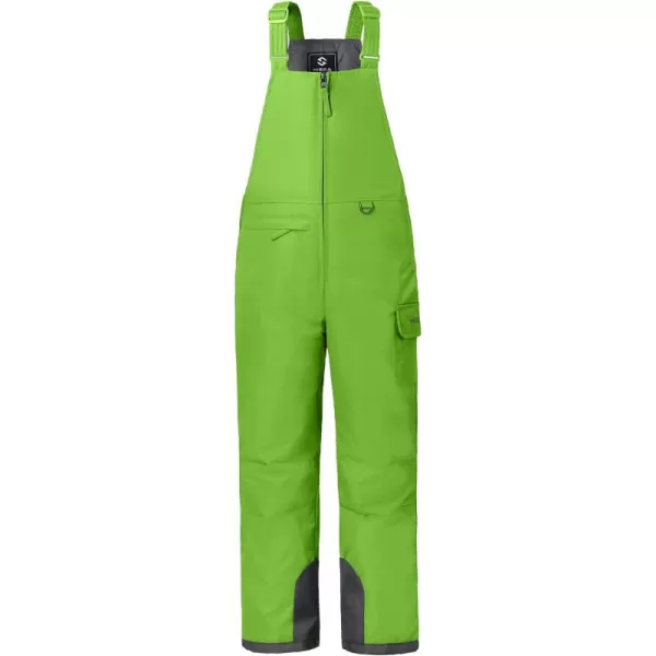 HISEA Kids Insulated Bibs Snow Bib Overalls Winter Warm Ski Bibs for Girls and Boys Ski Pants Water Resistant Skiing Bibs