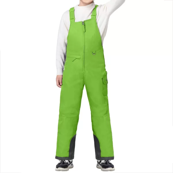 HISEA Kids Insulated Bibs Snow Bib Overalls Winter Warm Ski Bibs for Girls and Boys Ski Pants Water Resistant Skiing Bibs