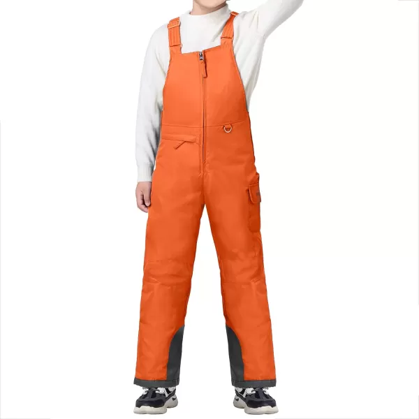 HISEA Kids Insulated Bibs Snow Bib Overalls Winter Warm Ski Bibs for Girls and Boys Ski Pants Water Resistant Skiing Bibs