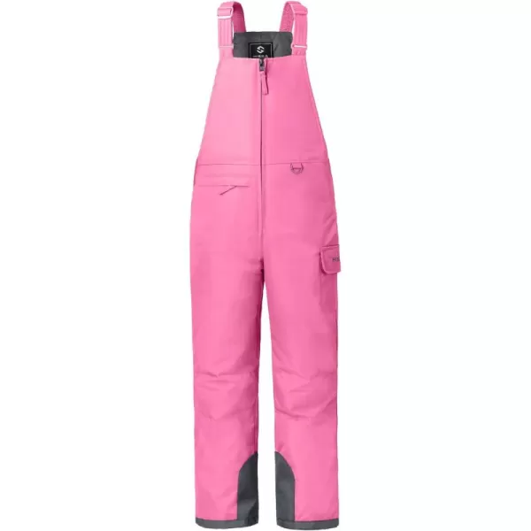HISEA Kids Insulated Bibs Snow Bib Overalls Winter Warm Ski Bibs for Girls and Boys Ski Pants Water Resistant Skiing Bibs