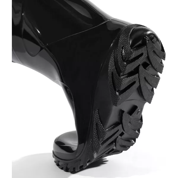 HISEA Kid's Rain Boots for Girls Boys Seamless Waterproof Rubber Rain Shoes for Toddler Little &amp; Big Kid