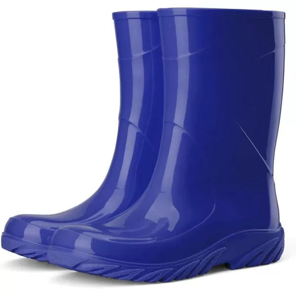 HISEA Kid's Rain Boots for Girls Boys Seamless Waterproof Rubber Rain Shoes for Toddler Little &amp; Big Kid
