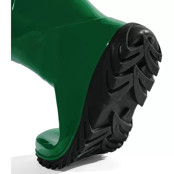 HISEA Kid's Rain Boots for Girls Boys Seamless Waterproof Rubber Rain Shoes for Toddler Little &amp; Big Kid