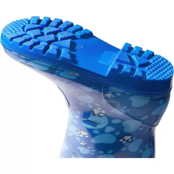 HISEA Kids Rain Boots for Toddler Boys Girls, Waterproof Rubber Boots with Easy-On Handles, Seamless PVC Rainboots Lightweight Mud Shoes for Water Beach Outdoor Playing 