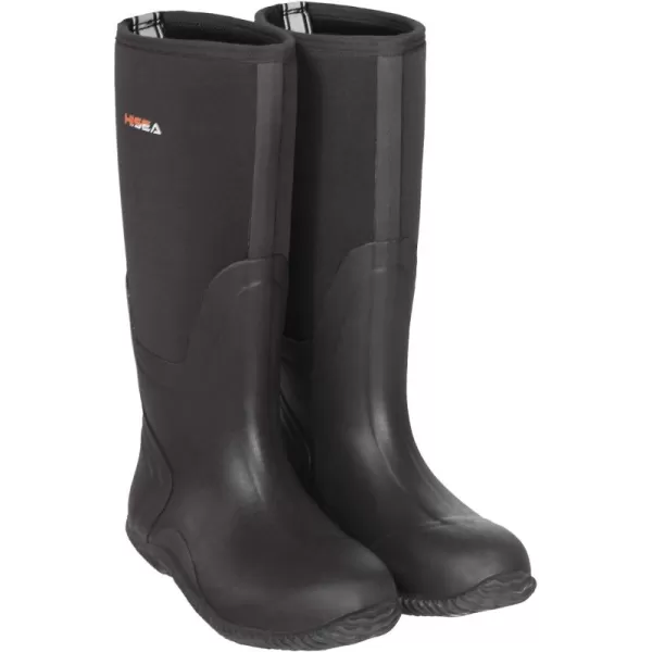 HISEA Men's Rain Boots Waterproof Durable Insulated Rubber Neoprene Outdoor Hunting Boots for Winter Snow Arctic