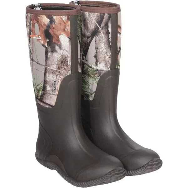 HISEA Men's Rain Boots Waterproof Durable Insulated Rubber Neoprene Outdoor Hunting Boots for Winter Snow Arctic
