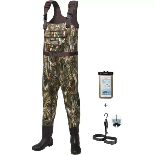 HISEA Neoprene Chest Waders for Men with Boots Duck Hunting Waders with Hanger