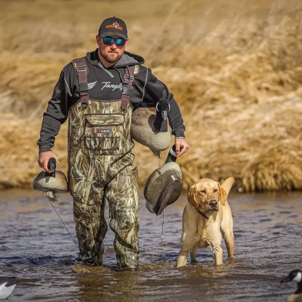 HISEA Neoprene Chest Waders for Men with Boots Duck Hunting Waders with Hanger