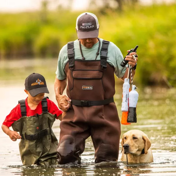 HISEA Neoprene Fishing Chest Waders for Men with Boots Cleated Bootfoot Waterproof Mens Womens Wader Fishing &amp; Hunting Wader