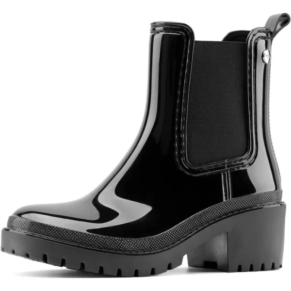 HISEA Women's Ankle Rain Boots Waterproof Chelsea Booties Short Rain Shoes for Women