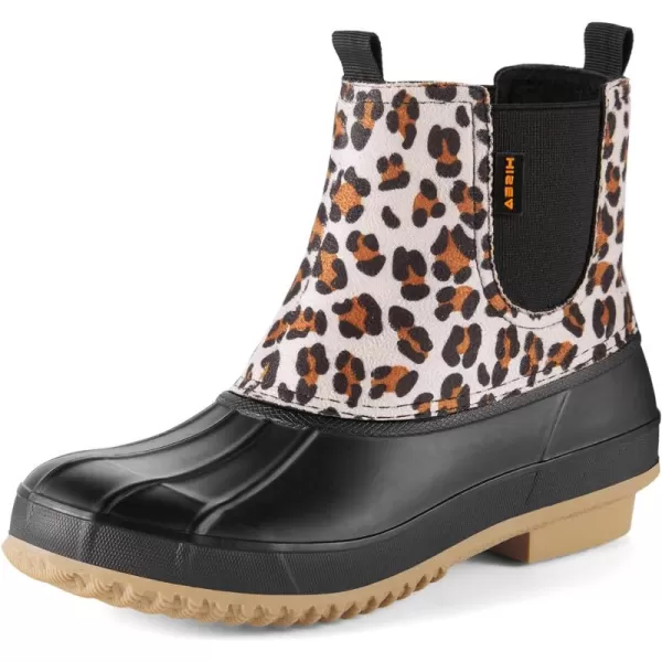 HISEA Women's Duck Boots Waterproof Ankle Saltwater Boot for Outdoor Winter Snow Boots