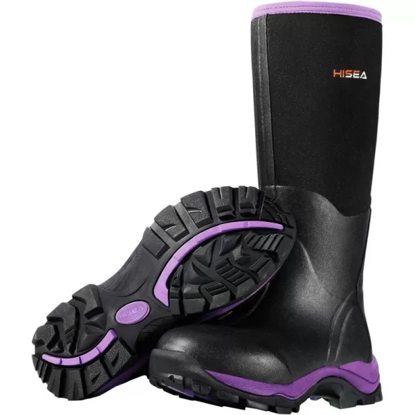 HISEA Women's Hunting Boots Insulated Rubber Boots Waterproof Outdoor