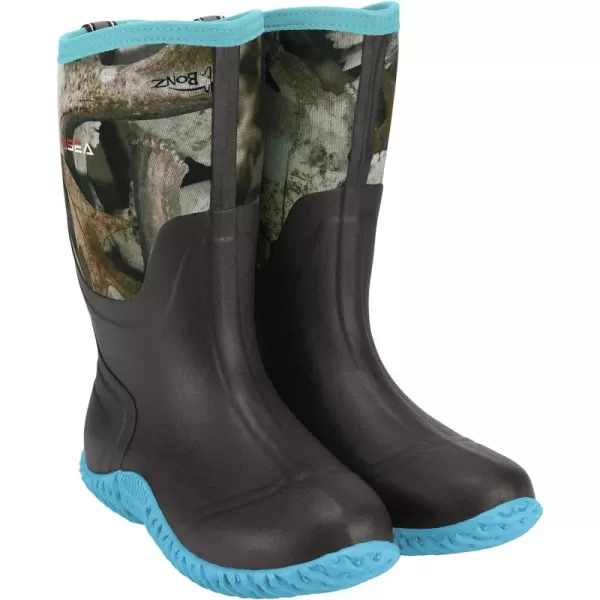HISEA Women's Rain Boots Waterproof Insulated Rubber Boots Mid Calf Garden Boot Outdoor