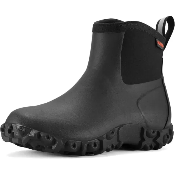 HISEA Women's Rubber Boots Ankle Rain Boots Waterproof Outdoor Bootie for Lawn and Garden