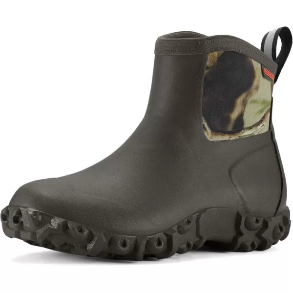 HISEA Women's Rubber Boots Ankle Rain Boots Waterproof Outdoor Bootie for Lawn and Garden