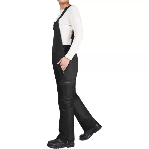 HISEA Women's Snow Bibs Insulated Bib Overalls Water Resistant Ski Bibs Windproof Ski Pants Breathable Snowsuit