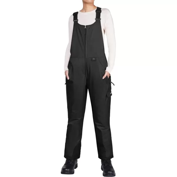 HISEA Women's Snow Bibs Insulated Bib Overalls Water Resistant Ski Bibs Windproof Ski Pants Breathable Snowsuit