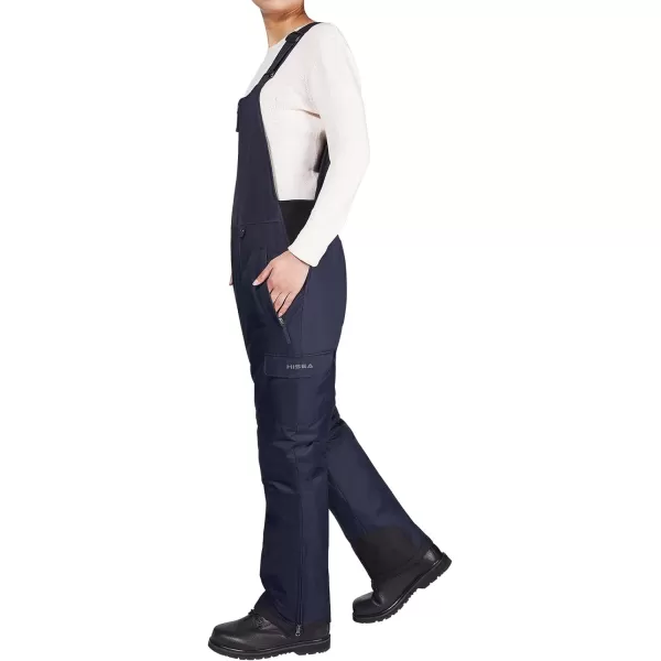 HISEA Women's Snow Bibs Insulated Bib Overalls Water Resistant Ski Bibs Windproof Ski Pants Breathable Snowsuit