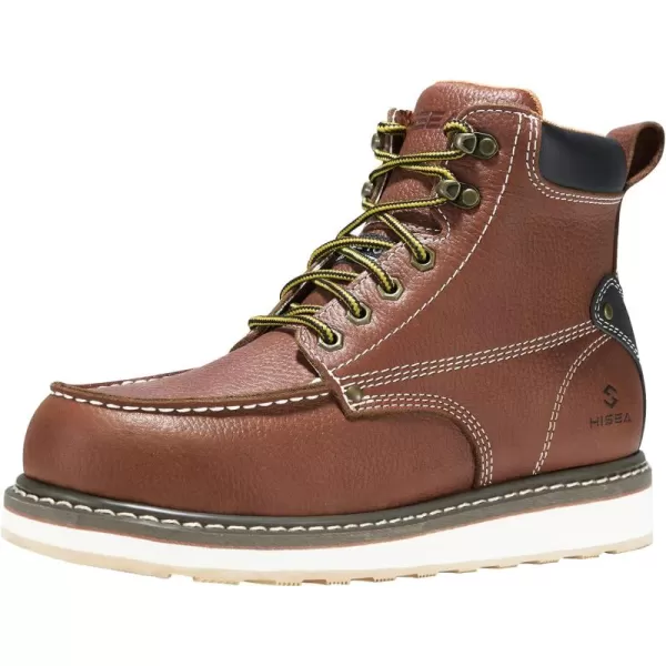 HISEA&nbsp;Work&nbsp;Boots&nbsp;for&nbsp;Men&nbsp;Steel/Soft&nbsp;Toe&nbsp;Boots,6‘’ Waterproof Slip Resistant Industrial &amp; Construction Work Boots