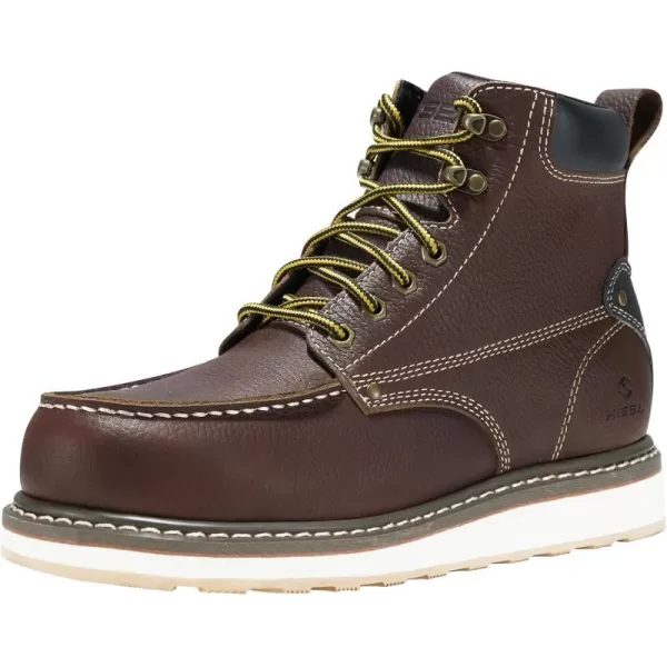 HISEA&nbsp;Work&nbsp;Boots&nbsp;for&nbsp;Men&nbsp;Steel/Soft&nbsp;Toe&nbsp;Boots,6‘’ Waterproof Slip Resistant Industrial &amp; Construction Work Boots