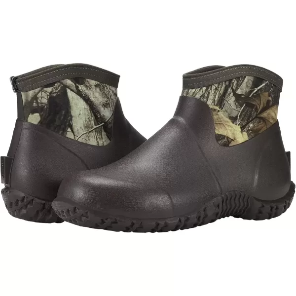 imageHISEA Mens Rain Boots Ankle Height Garden Shoes Waterproof Insulated Rubber Neoprene Mud Boots AntiSlip Outdoor Work Booties for Gardening Farming Camping Fishing and Yard WorkingCamo
