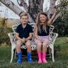 imageHISEA Kids Rain Boots for Toddler Boys Girls Waterproof Rubber Boots with EasyOn Handles Seamless PVC Rainboots Lightweight Mud Shoes for Water Beach Outdoor Playing ToddlerLittle KidBig KidPink