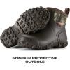 imageHISEA Mens Rubber Boots Ankle Rain Boots Waterproof Outdoor Mud Bootie for Lawn and GardenCamo