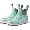 imageHISEA Womens Ankle Rain Boots Rubber Fishing Deck Boots Garden Boots for Women WaterproofBlue Camo