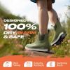 imageHISEA Womens Ankle Rain Boots Rubber Fishing Deck Boots Garden Boots for Women WaterproofOlive Green