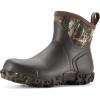 imageHISEA Mens Rubber Boots Ankle Rain Boots Waterproof Outdoor Mud Bootie for Lawn and GardenCamo