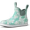 imageHISEA Womens Ankle Rain Boots Rubber Fishing Deck Boots Garden Boots for Women WaterproofBlue Camo