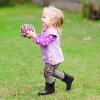 imageHISEA Kids Ankle Rain Boots Waterproof Deck Rubber Shoes for Boys Girls ToddlerLittle KidBig KidBlack