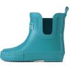 imageHISEA Kids Ankle Rain Boots Waterproof Deck Rubber Shoes for Boys Girls ToddlerLittle KidBig KidBlue