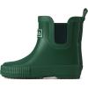 imageHISEA Kids Ankle Rain Boots Waterproof Deck Rubber Shoes for Boys Girls ToddlerLittle KidBig KidGreen