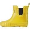 imageHISEA Kids Ankle Rain Boots Waterproof Deck Rubber Shoes for Boys Girls ToddlerLittle KidBig KidYellow
