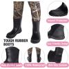 imageHISEA Kids Chest Waders for Toddler ampamp Children Neoprene Youth Duck Hunting Waders for Kids Boys Girls with Insulated BootsNext Camo Evos  Pink