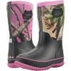 imageHISEA Kids Rubber Rain Boots Durable Waterproof Insulated Neoprene Rainboot for Boys Girls with Easyon Handles for All Seasons Outdoor Playing Little KidBig Kid